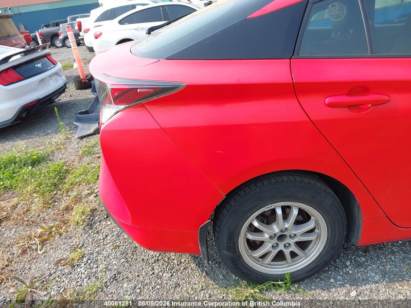 Vin: jtdkbrfu0g3022333, lot: 30105512, toyota prius 20164