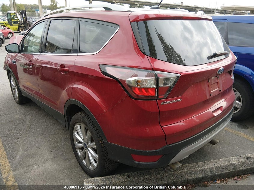Vin: 1fmcu9j95hub47532, lot: 30105540, ford escape titanium 20173