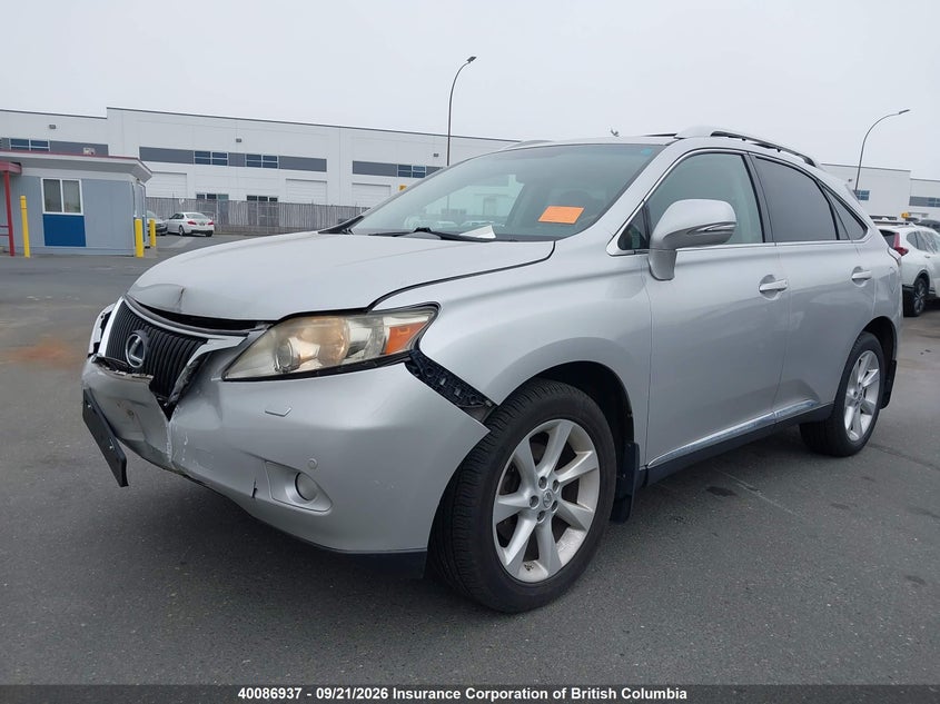 2010 Lexus Rx 350, Front, IAAI, VIN JTJBK1BA6A2004250 — photo 2