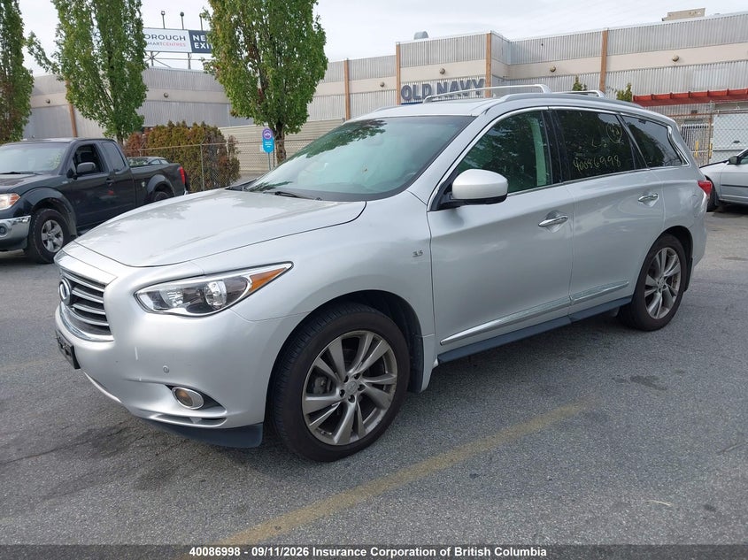 Vin: 5n1al0mm0ec553659, lot: 30105639, infiniti qx60 20142