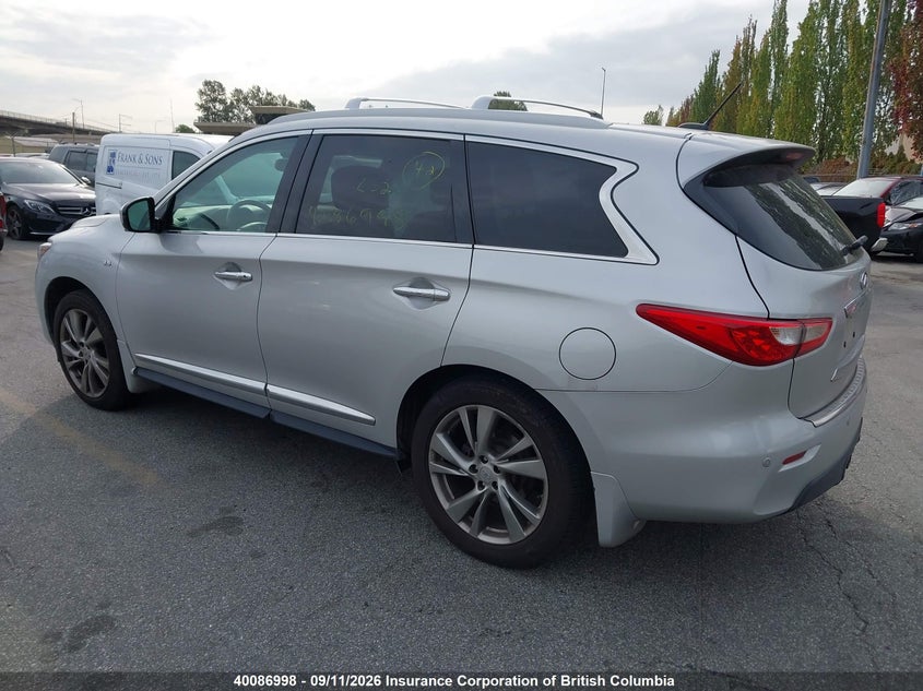 Vin: 5n1al0mm0ec553659, lot: 30105639, infiniti qx60 20143