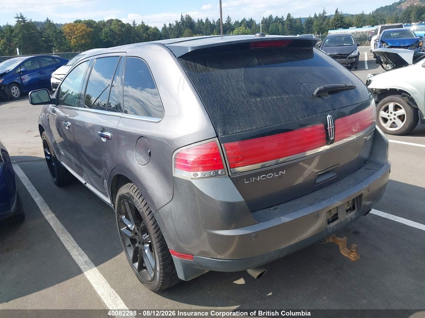 Vin: 2lmdj8jc2abj32134, lot: 30105641, lincoln mkx 20103