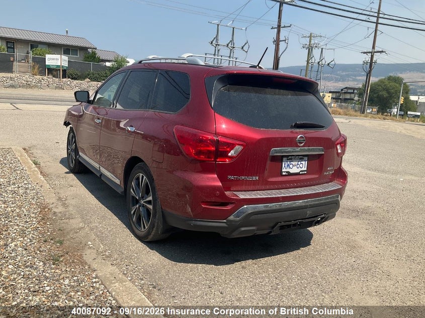 Vin: 5n1dr2mm3hc626440, lot: 30105759, nissan pathfinder s/sv/sl/platinum 20173
