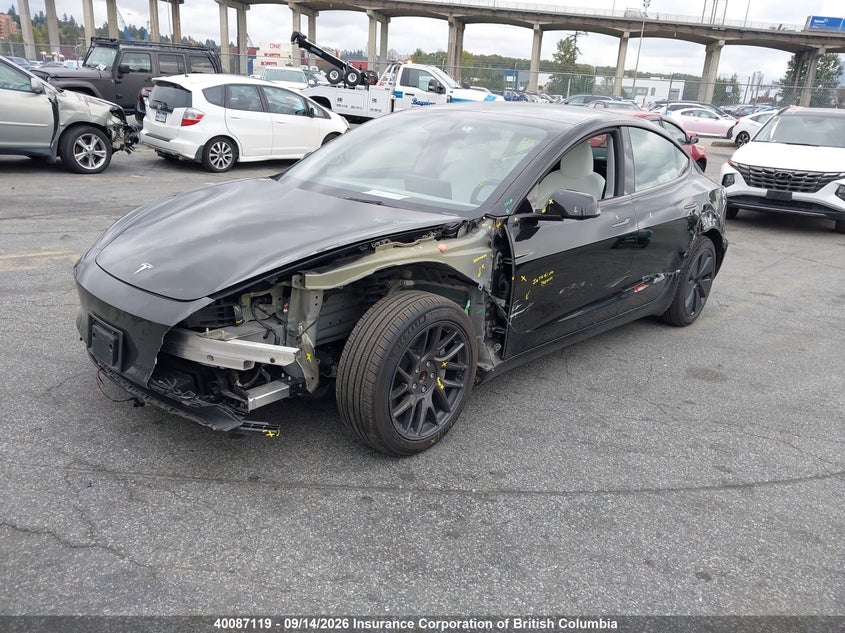 2024 Tesla Model 3, Front, IAAI, VIN 5YJ3E1EA2RF893423 — photo 2