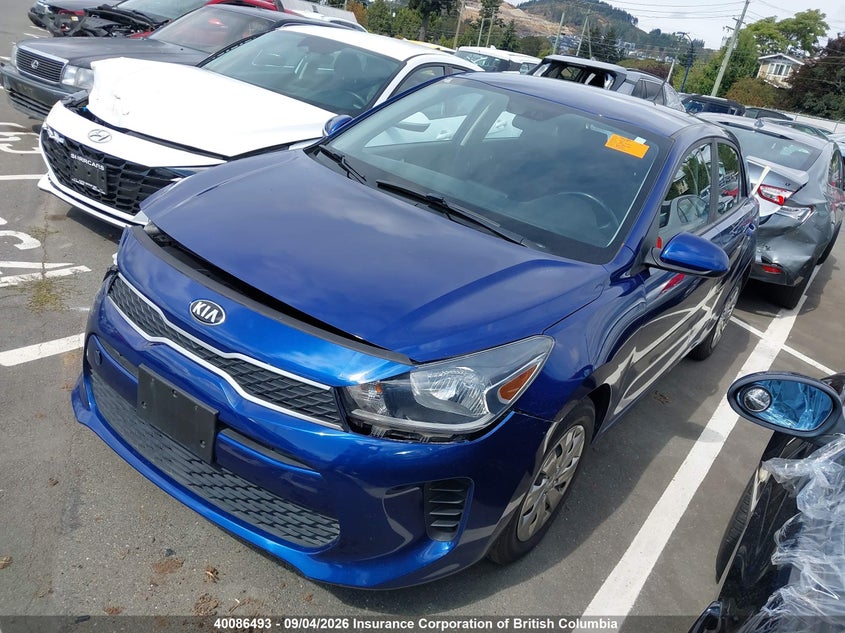 Vin: 3kpa25ab7je042136, lot: 30105850, kia rio lx/lx+ 20182