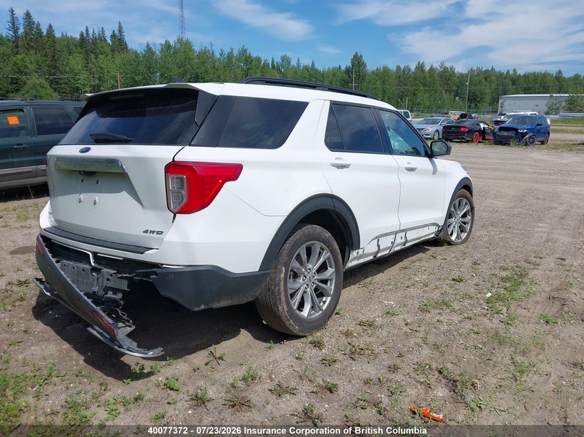 Vin: 1fmsk8dh9pgb15520, lot: 30105884, ford explorer xlt 20234