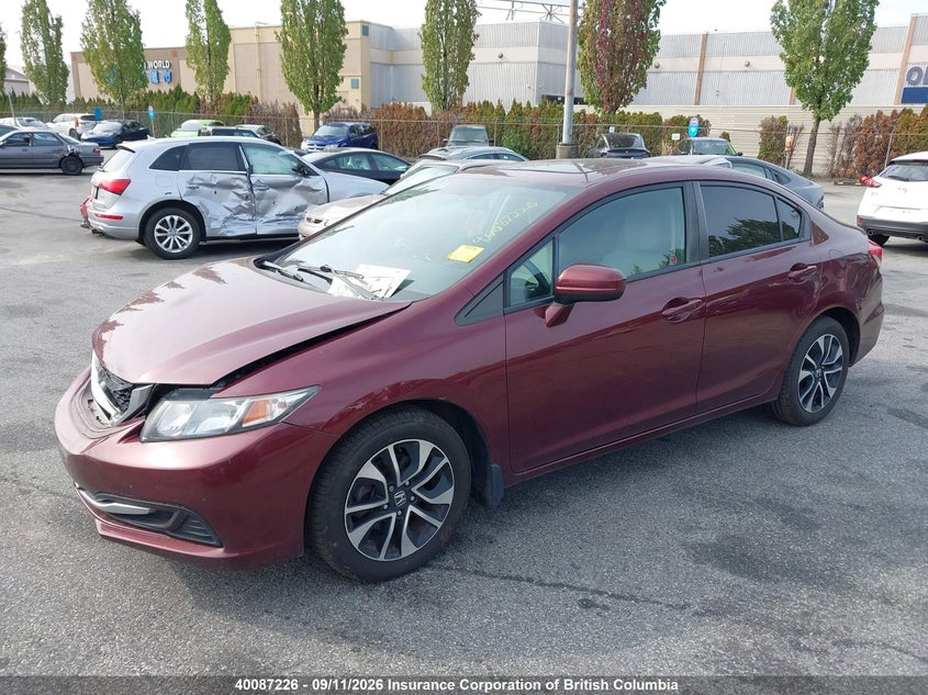 Vin: 2hgfb2f5xfh060425, lot: 30105934, honda civic 20152