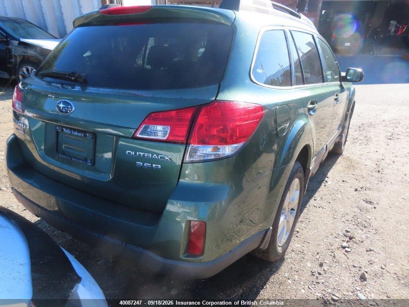 Vin: 4s4brjlc3b2327747, lot: 30105959, subaru outback 3.6r limited 20114
