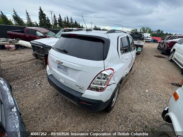Vin: 3gncjrsb5fl227104, lot: 30105976, chevrolet trax 20153