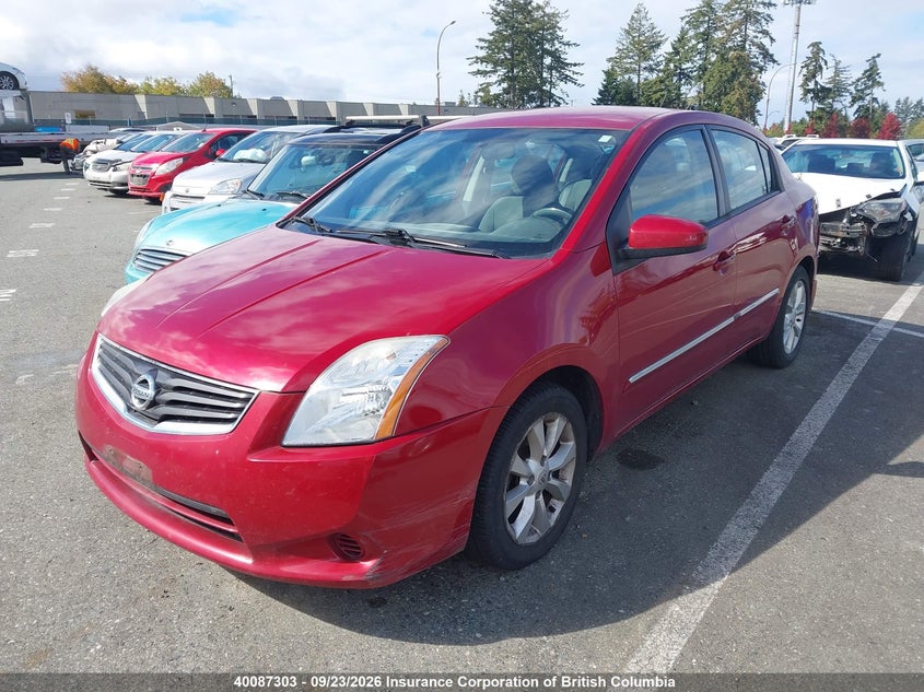 2010 Nissan Sentra 2.0S, Удар сзади, IAAI, VIN 3N1AB6AP3AL665625 — фото 2