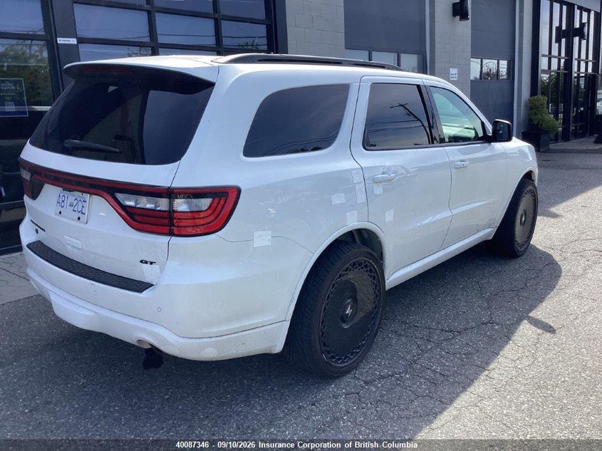 Vin: 1c4rdjdg4nc188861, lot: 30106079, dodge durango gt 20224