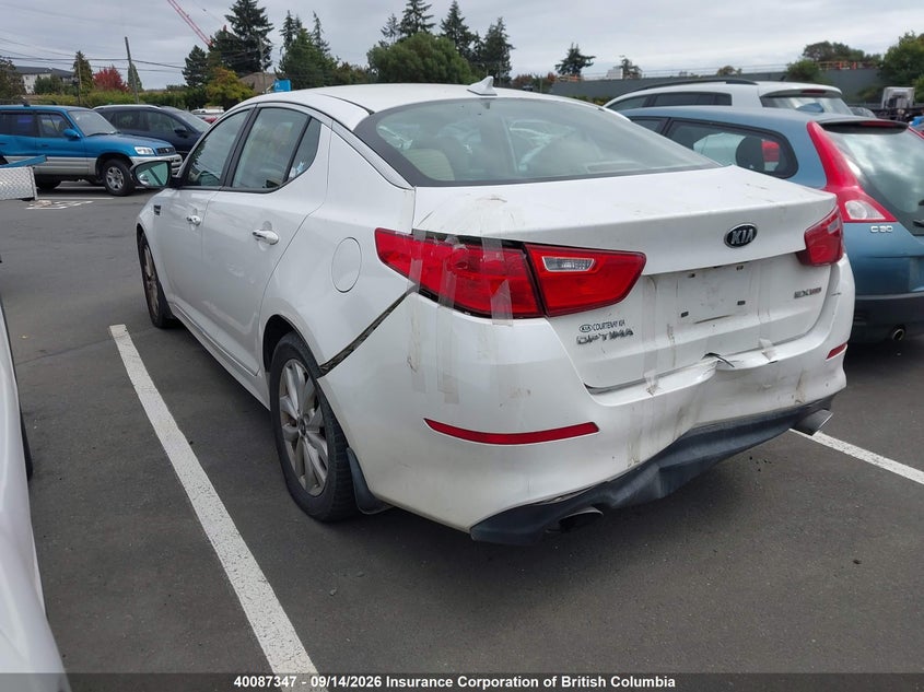 Vin: knagn4a72e5517617, lot: 30106080, kia optima ex/ex luxury 20143