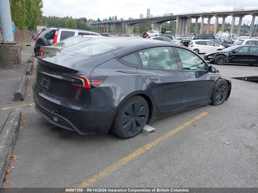 Vin: lrw3e7fa4rc201335, lot: 30106084, tesla model 3 20244