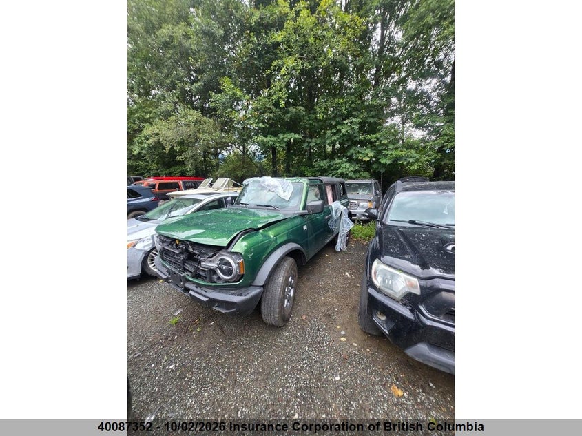 2025 Ford Bronco Big Bend, Front, IAAI, VIN 1FMDE7BH8SLA44422 — photo 2