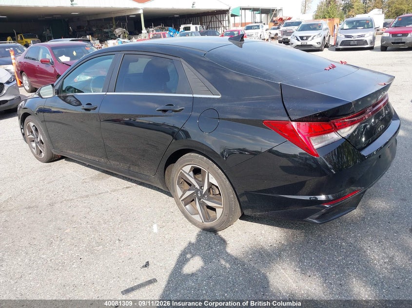 Vin: kmhln4ag2mu063743, lot: 30106146, hyundai elantra sel 20213