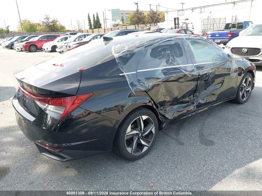 Vin: kmhln4ag2mu063743, lot: 30106146, hyundai elantra sel 20214