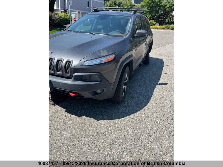 Vin: 1c4pjmbs4fw744904, lot: 30106198, jeep cherokee trailhawk 20152