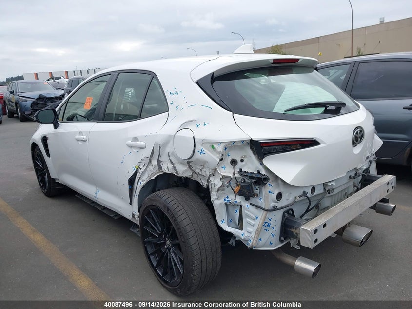 Vin: jtnabaae9pa007088, lot: 30106273, toyota gr corolla core 20233