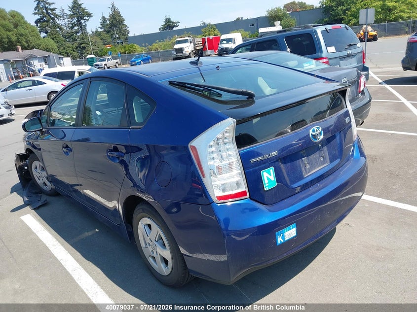 Vin: jtdkn3du3b0254720, lot: 30106283, toyota prius 20113
