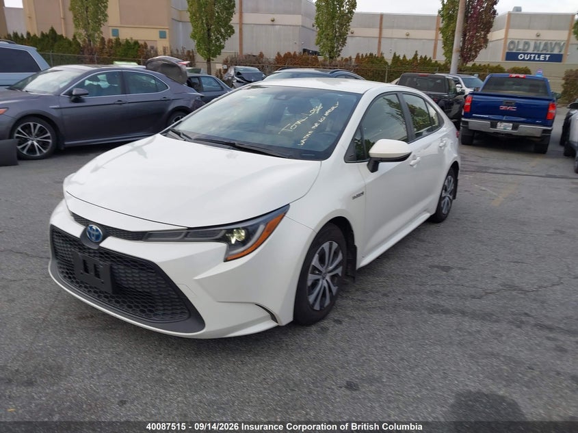 Vin: jtdbamde8mj032570, lot: 30106294, toyota corolla 20212