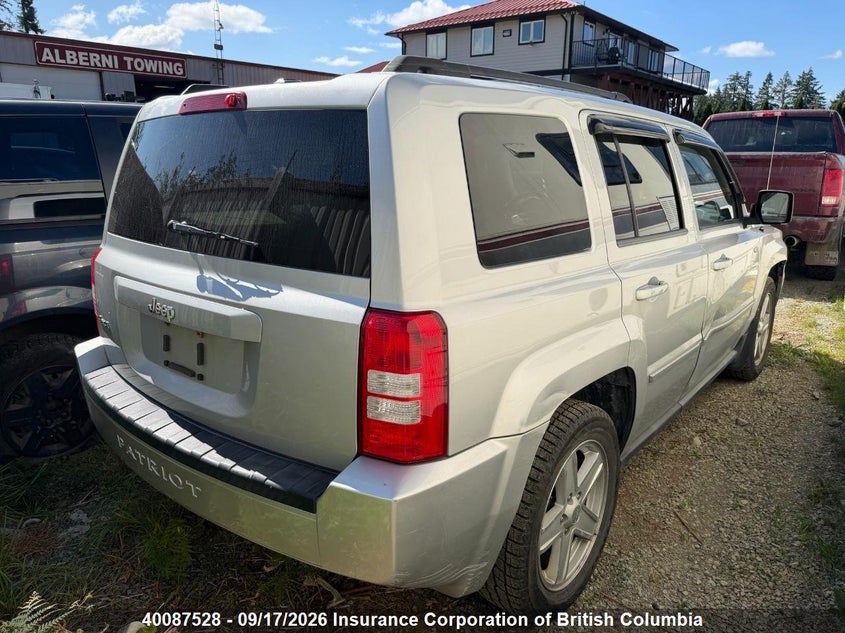 Vin: 1j4nf2gb3ad545993, lot: 30106309, jeep patriot sport 20104