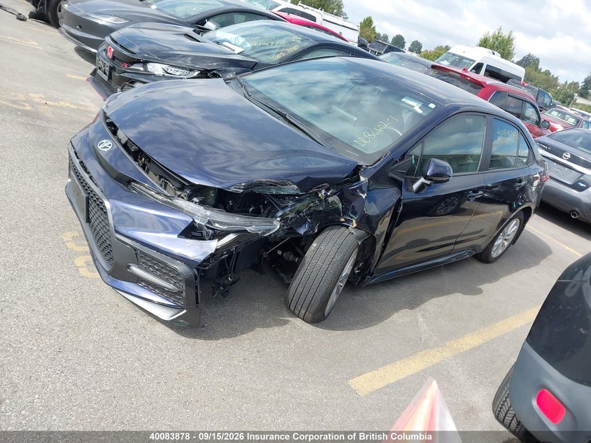 Vin: 5yfb4mbe4mp090729, lot: 30106342, toyota corolla se 20212