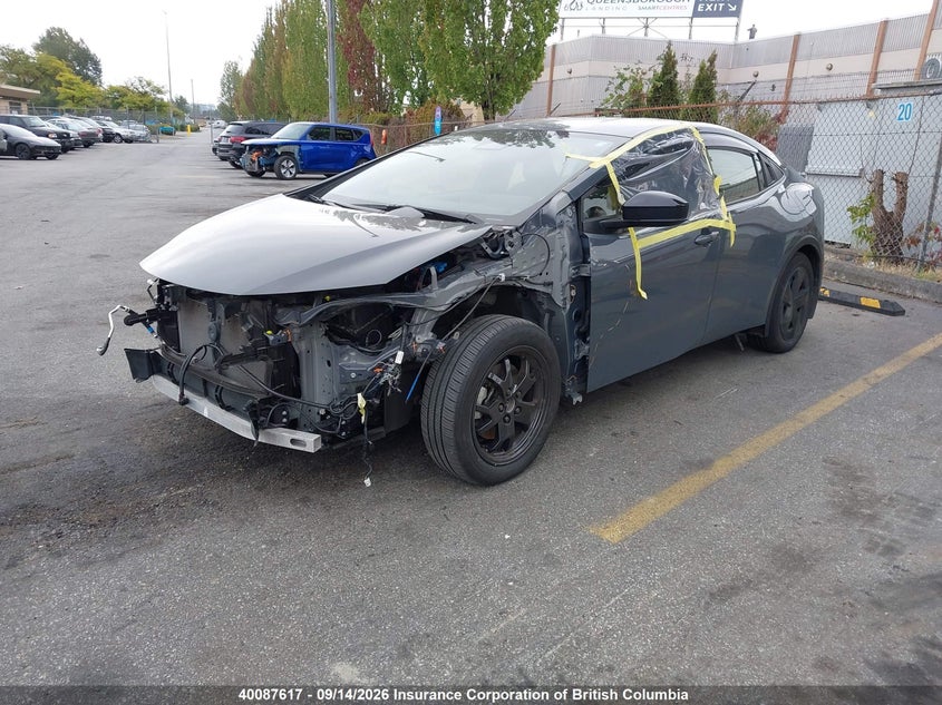 Vin: jtdacacu0p3004123, lot: 30106415, toyota prius 20232