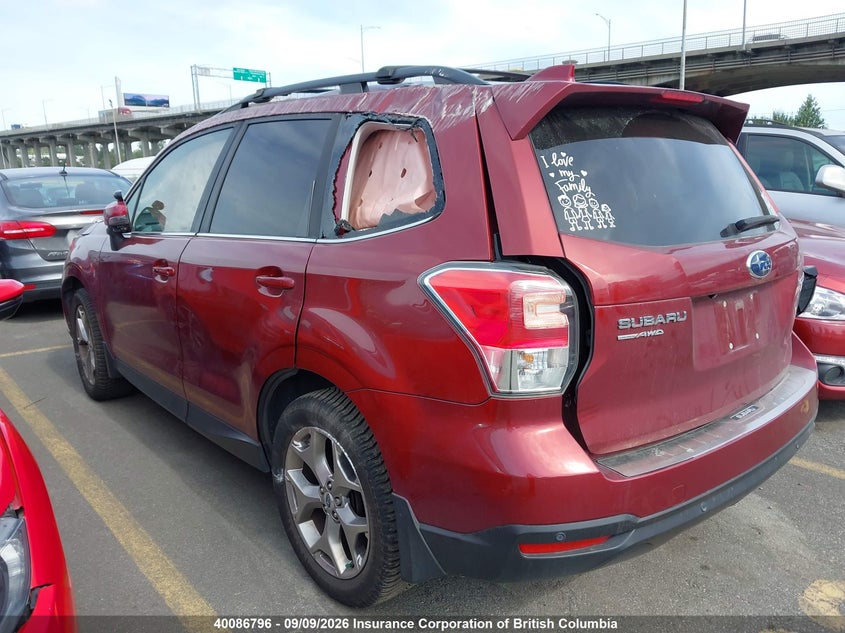 Vin: jf2sjeuc0hh486265, lot: 30106420, subaru forester 2.5i touring 20173
