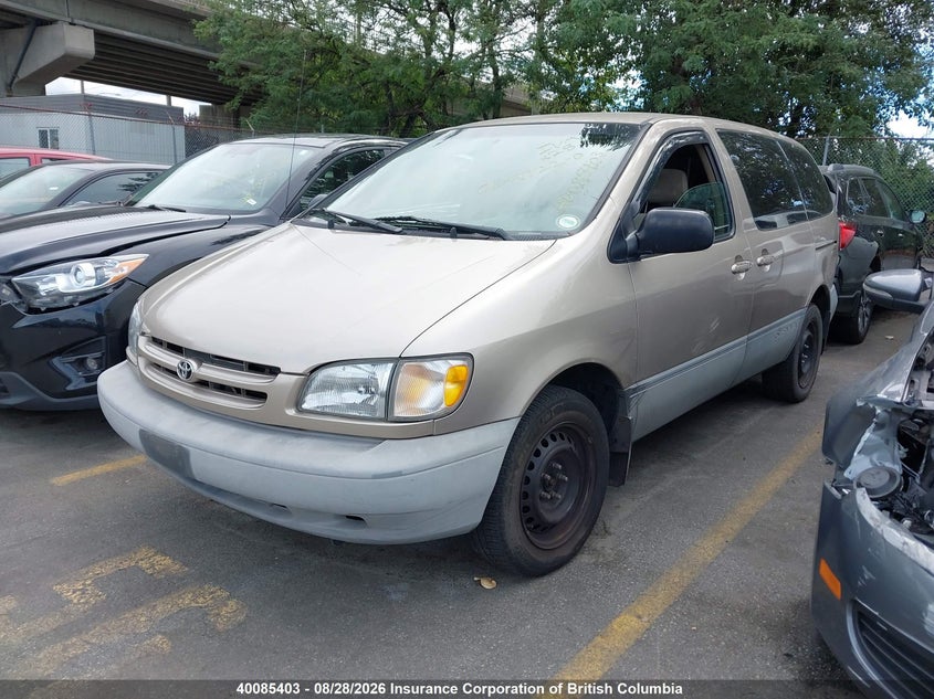 2000 Toyota Sienna, Ходовая, IAAI, VIN 4T3ZF19CXYU186159 — фото 2