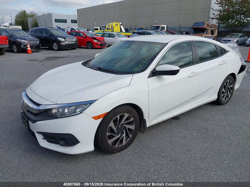 Vin: 2hgfc2f57gh029504, lot: 30106474, honda civic 20162