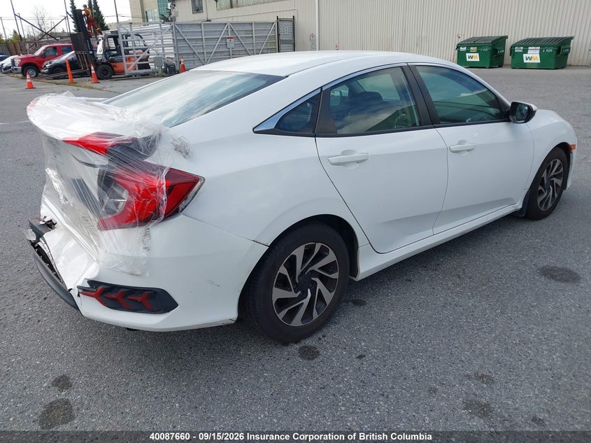 Vin: 2hgfc2f57gh029504, lot: 30106474, honda civic 20164