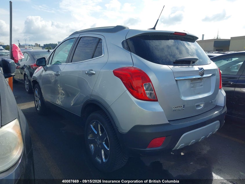 Vin: kl4cjgsb0eb657484, lot: 30106484, buick encore 20143