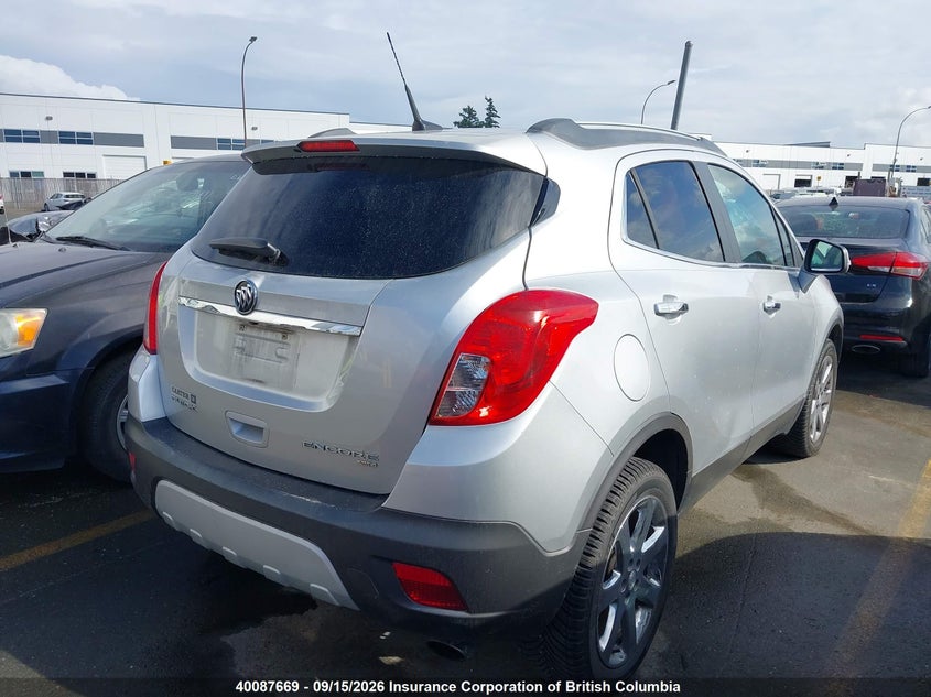 Vin: kl4cjgsb0eb657484, lot: 30106484, buick encore 20144