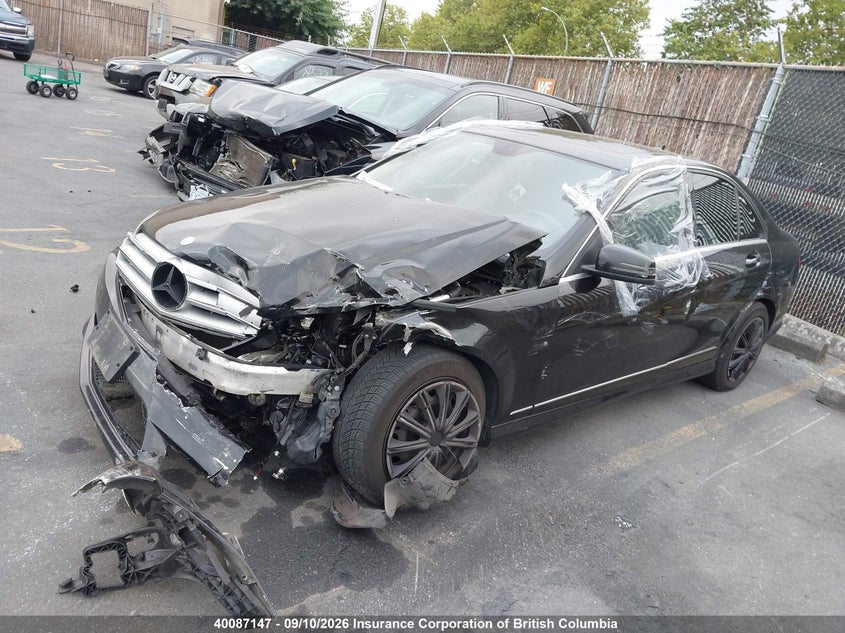 Vin: wddgf8fb9ba513092, lot: 30106503, mercedes-benz c 250 4matic 20112