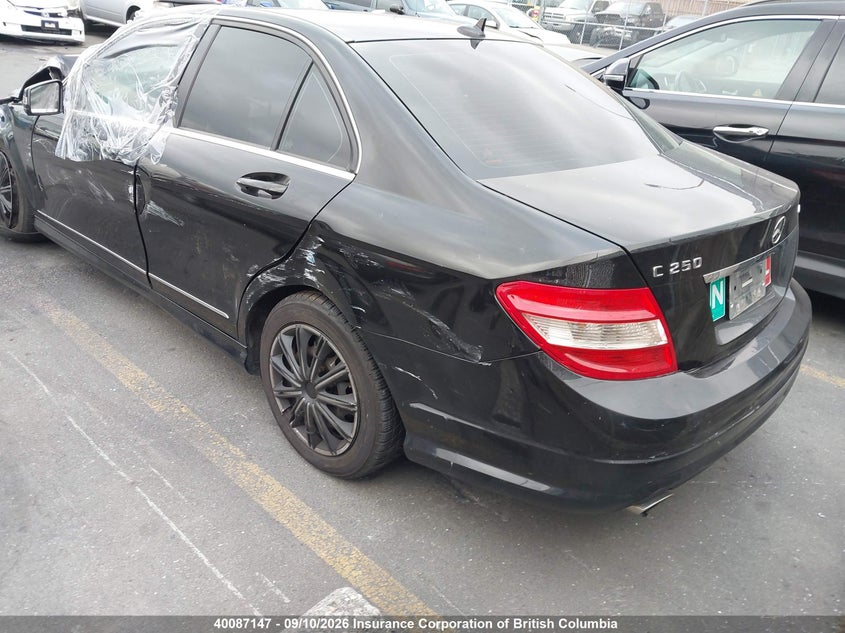 Vin: wddgf8fb9ba513092, lot: 30106503, mercedes-benz c 250 4matic 20113