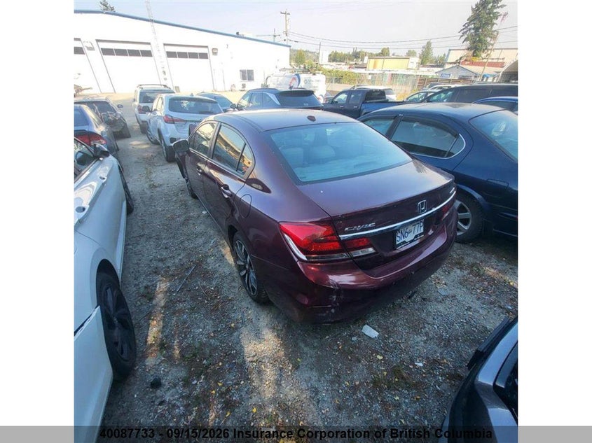 Vin: 2hgfb2f76fh004354, lot: 30106559, honda civic 20153
