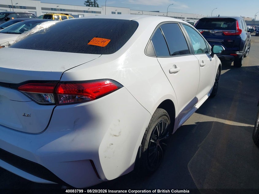 Vin: 5yfbprbe2lp122547, lot: 30106584, toyota corolla le 20204