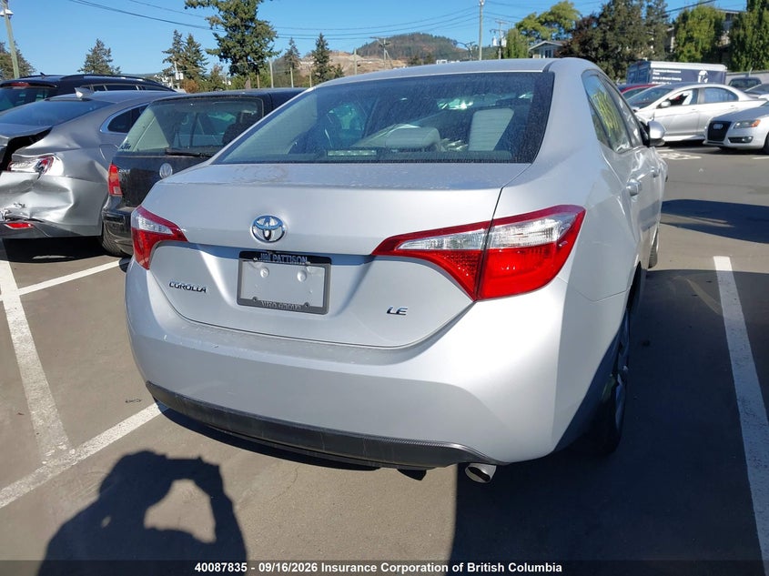 Vin: 2t1burhexfc335962, lot: 30106678, toyota corolla le 20154