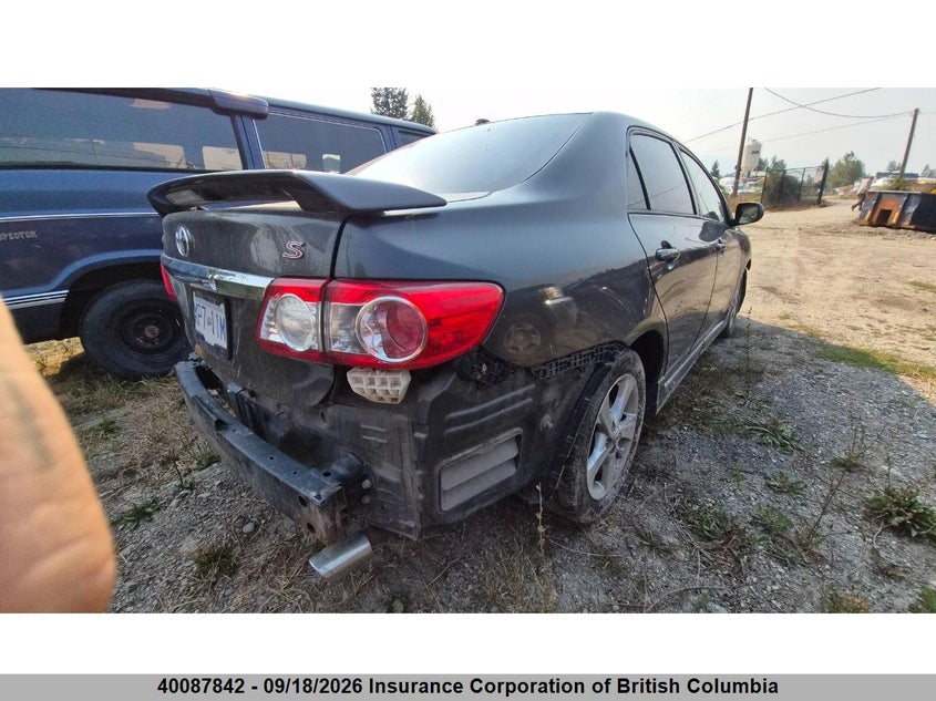 Vin: 2t1bu4ee4cc873849, lot: 30106685, toyota corolla s/le 20124