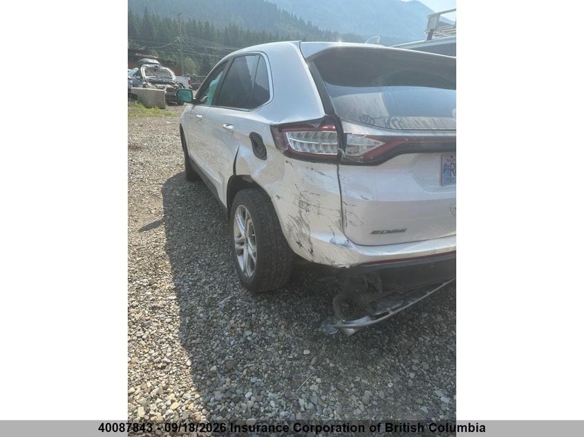 Vin: 2fmpk4k81gbc32646, lot: 30106686, ford edge 20163