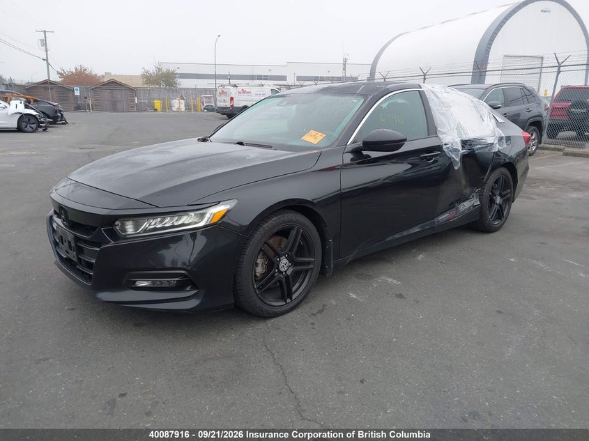 Vin: 1hgcv1f34ja805986, lot: 30106773, honda accord sport 20182