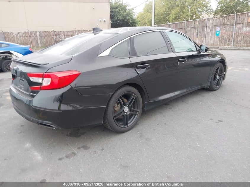 Vin: 1hgcv1f34ja805986, lot: 30106773, honda accord sport 20184