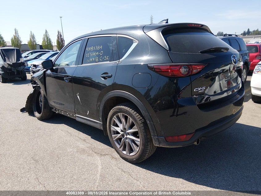 Vin: jm3kfbdm5k0578735, lot: 30106780, mazda cx-5 grand touring 20193