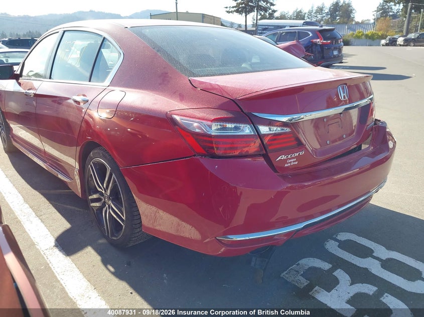 Vin: 1hgcr2e5xha809905, lot: 30106795, honda accord sport 20173