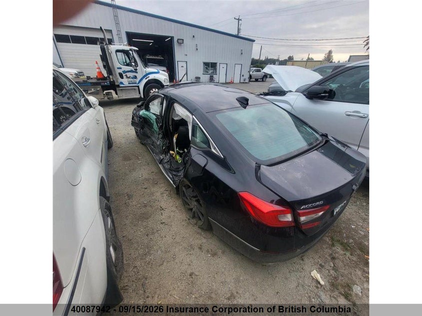 Vin: 1hgcv2f96ka800784, lot: 30106807, honda accord touring 20193