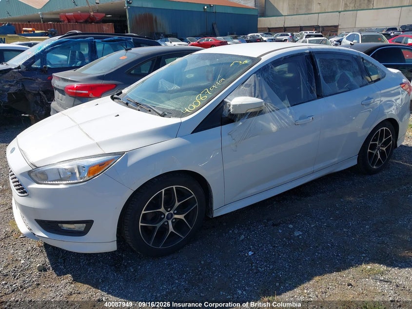 Vin: 1fadp3fe6fl284667, lot: 30106817, ford focus 20152