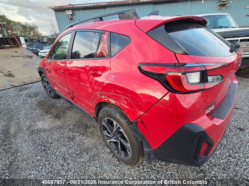 Vin: jf2guadc9s8262571, lot: 30106825, subaru crosstrek premium 20253