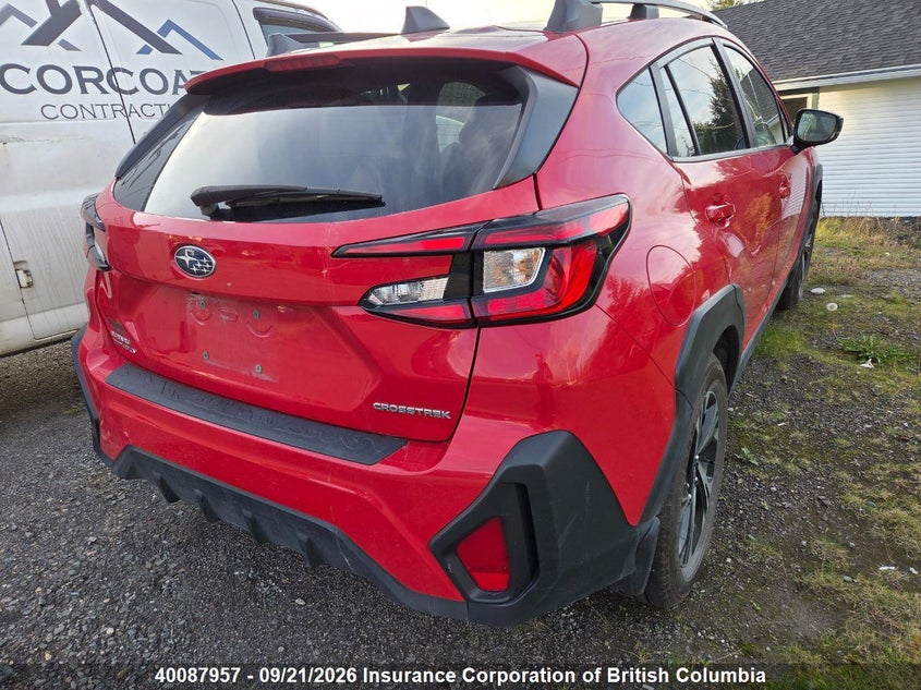 Vin: jf2guadc9s8262571, lot: 30106825, subaru crosstrek premium 20254