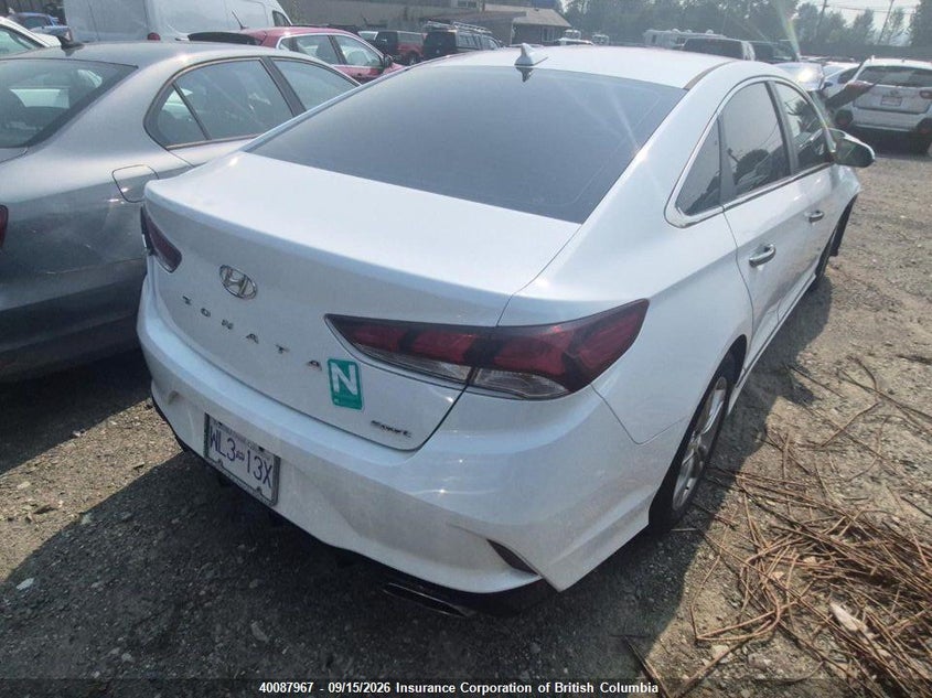 Vin: 5npe34af8kh785302, lot: 30106836, hyundai sonata essential 20194