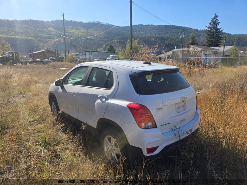 Vin: 3gncjnsb4hl183365, lot: 30106851, chevrolet trax 20173